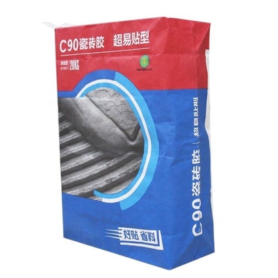 확장 가능한 95gsm 크라프트 지 밸부 가방 2 층 세미