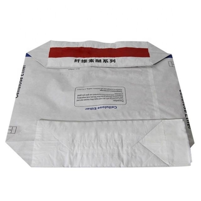 25 킬로그램 크라프트 지 밸브 시멘트 반죽된 밸브 다중봉지 포장 봉지 Eco 우호적입니다