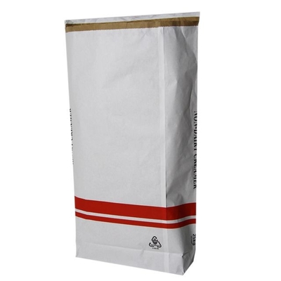 주문을 받아서 만들어지는 포장 3개의 층 25kg 50kg Kraft 열 - 물개 부대