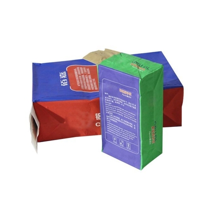 50kg 20KG 25KG 3개의 층은 2개 산업 벨브 Multiwall 종이 봉지를 풀칠했습니다