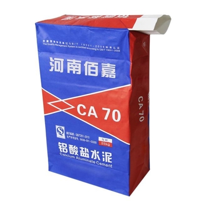 관례 20kg 도와 접착성 벨브 종이 봉지 3개 가닥 Multiwall