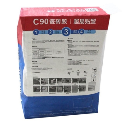 시멘트 3개 가닥을 위한 관례에 의하여 풀칠되는 벨브 Multiwall Kraft 종이 봉지