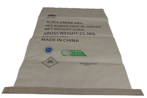 백 가득 찬 크림 분유 다층벽을 패키징하는 하얀 갈색인 크라프트 지