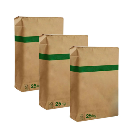 우호적인 2Ply 3Ply 반죽된 밸브 다중봉지 포장 봉지 미생물에 의해 분해된 향기가 없는 Eco