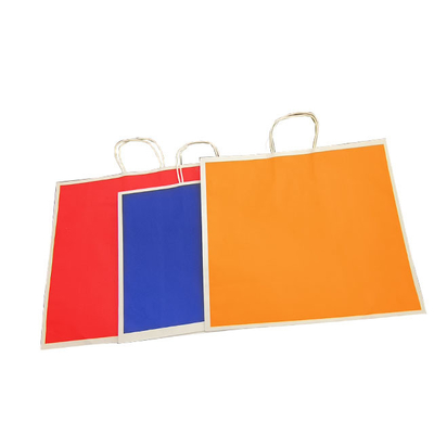 면 밧줄/PP 밧줄/뒤틀린 서류상 손잡이를 가진 25kg Multiwall 종이 자루