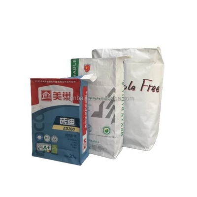 산업 사용법은 벨브 부대 편평한 바닥 반대로 미끄러짐 또는 평야 지상 처리를 풀칠했습니다