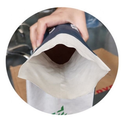 25 킬로그램 크라프트 지 밸브 시멘트 반죽된 밸브 다중봉지 포장 봉지 Eco 우호적입니다