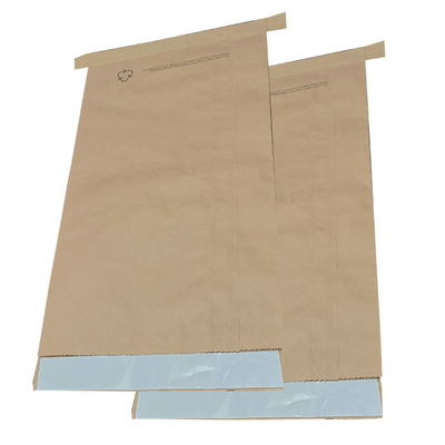 25 킬로그램 크라프트 지 재봉된 열린 입 백 방습 60g - 120g/M2