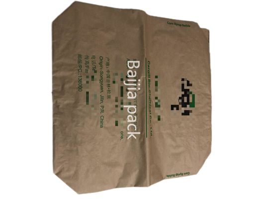 환경 친화적 인 산업용 종이 봉지 맞춤형 인쇄 수분 밀폐