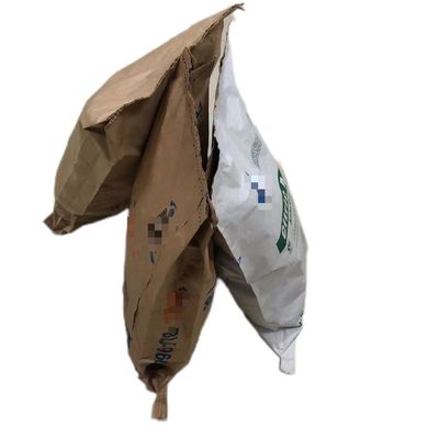 패키지 솔루션에 맞춤 로고와 함께 20kg 톱니 종이 봉지