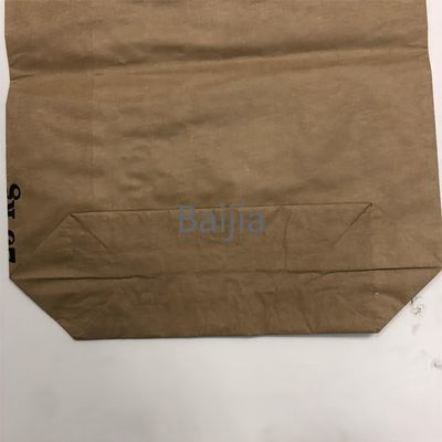 일반 우수한 다벽 크래프트 종이 봉지 산업용 포장 25kg