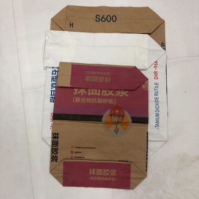 방수, 습기, 식품 등급, 생분해성 접착 밸브 다벽 종이 봉지