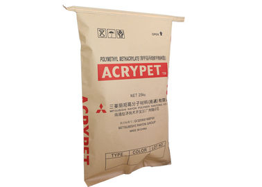 다중 벽 산업 종이는 방습 60g-120g/M2 Kraft 종이 음식 부대를 자루에 넣습니다