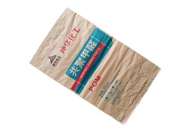 뜨거운 접착제 물개 다중층 종이 봉지 좋은 안정성 튼튼한 다 벽 종이 자루