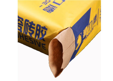 다중 벽 산업 종이 봉지 좋은 착용 저항 다중 벽 Kraft 종이 봉지