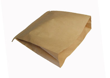 주둥이를 가진 음식 급료 다중 벽 Kraft 종이 봉지 커피 포장 브라운 백색 색깔
