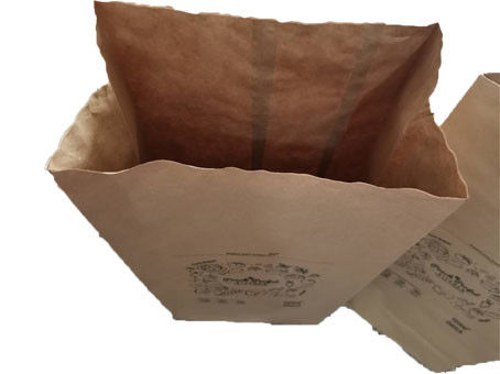 50 킬로그램 60gsm 방습 반죽된 밸브 다중봉지 잔디 포장 봉지