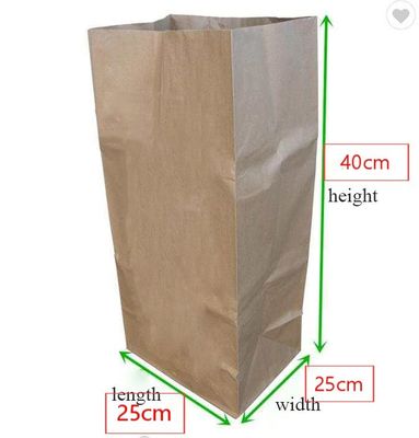 야드 잔디와 잎 30 갤런 다중봉지 크라프트지 잔디 포장 봉지