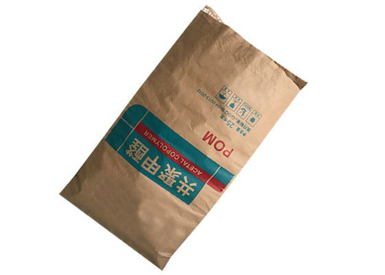 산업 꼬집음 바닥 종이 봉지 과립 펠릿 시멘트 포장 종이 봉지