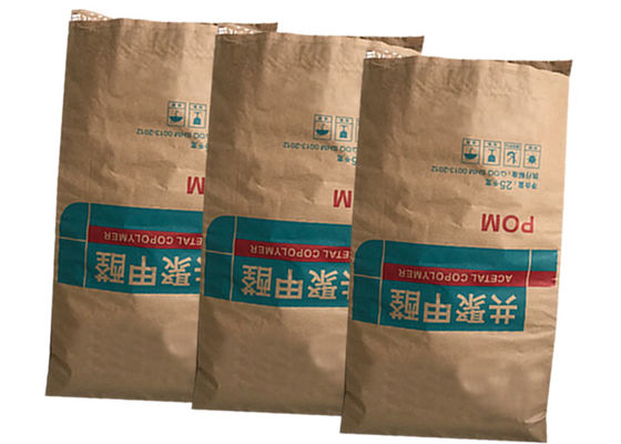 Pasted Pinch Bottom Trapezoidal Sewn Open Mouth Bags With PE Film Or PE Liner