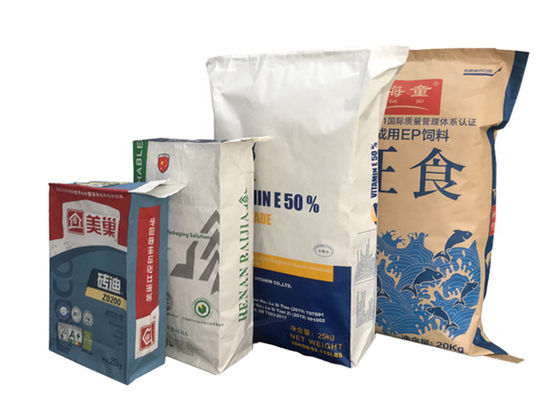 10kg 20kg 25kg 50kg 식품 사료용 산업용 밸브 기술 종이 봉지