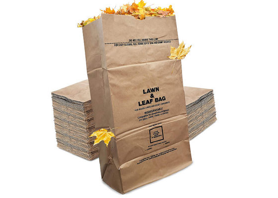 브라운 Kraft Eco 친구 Compostable 서류상 쓰레기 봉투 겹켜