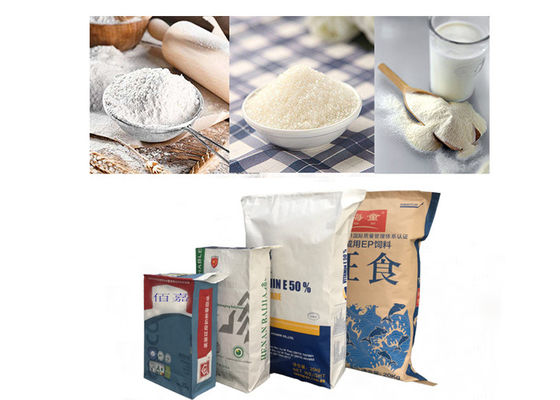 25kg Kraft 종이 봉지 20kg 25kg에 의하여 주문을 받아서 만들어지는 Kraft 종이 가루 패킹 부대