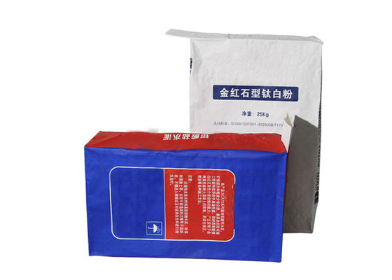 포장 분말 물자를 위한 20kg 25kg 3ply 벨브 종이 봉지