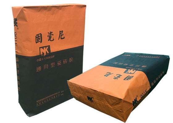 25kg 크래프트 종이 봉투 밸브 가방 접착 재료 포장 가방