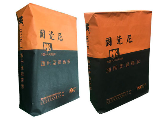 20kg 25kg 40kg 50kg 건조 모르타르 시멘트 가방 다중 벽 종이 가방 타일 접착 밸브 가방 석고 모르타르 퍼티 분말