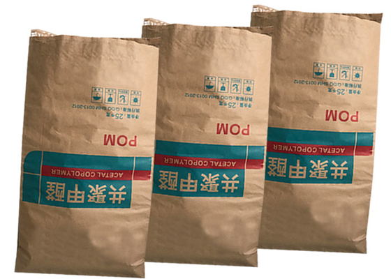 25kg 50kg 열 - 밀봉 식품 Kraft 종이 포장 부대는 주문을 받아서 만들어진 받아들입니다